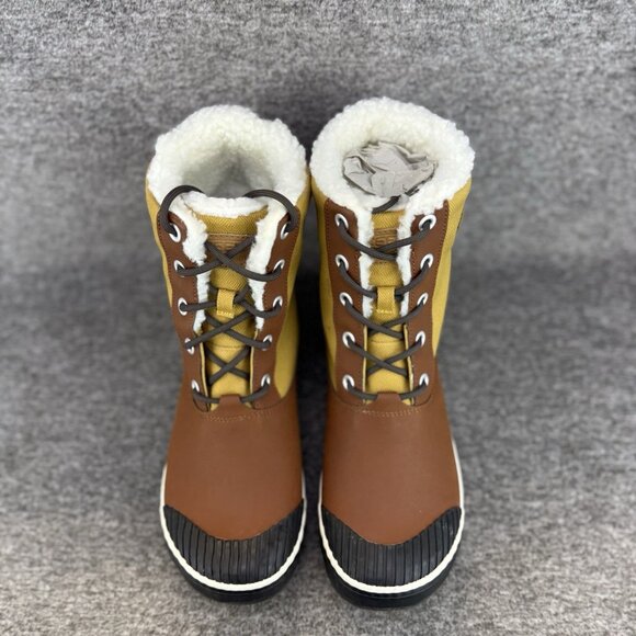 ✅KEEN Elsa Winter Boot Womens -9.5 Lace Up Sherpa Insulated Waterproof NIB BLOCK - Picture 7 of 12
